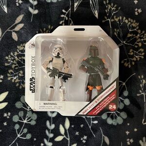 NWT. Star Wars Toy Box - Boba Fett & Stormtrooper